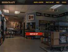 Tablet Screenshot of beercraft.com